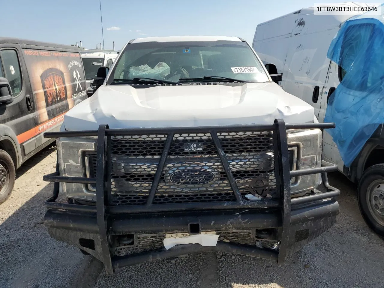 2017 Ford F350 Super Duty VIN: 1FT8W3BT3HEE63646 Lot: 71371604