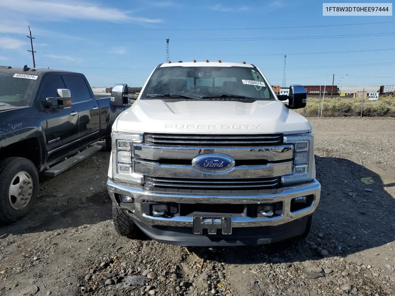 2017 Ford F350 Super Duty VIN: 1FT8W3DT0HEE97444 Lot: 71594574