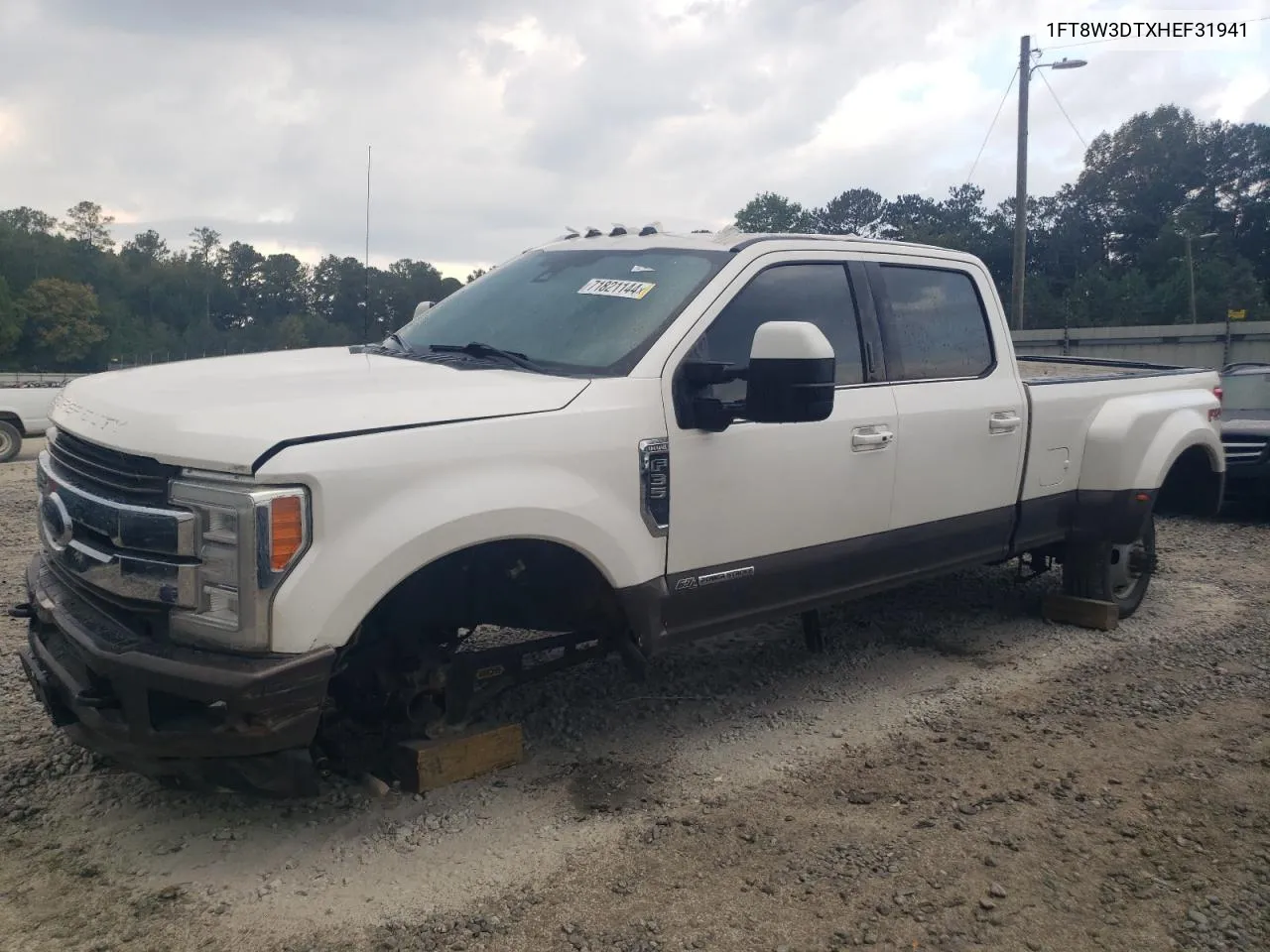 1FT8W3DTXHEF31941 2017 Ford F350 Super Duty