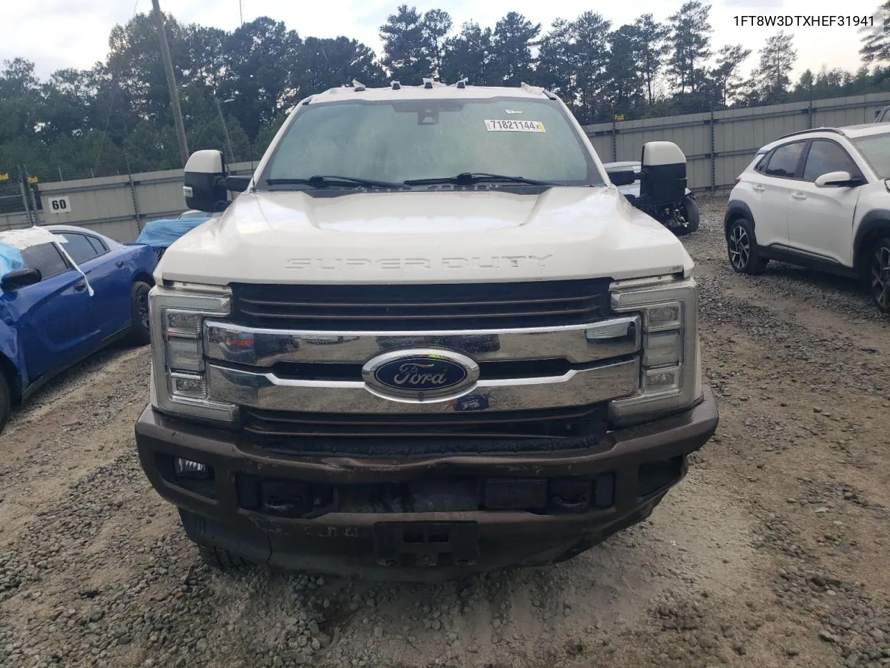 1FT8W3DTXHEF31941 2017 Ford F350 Super Duty