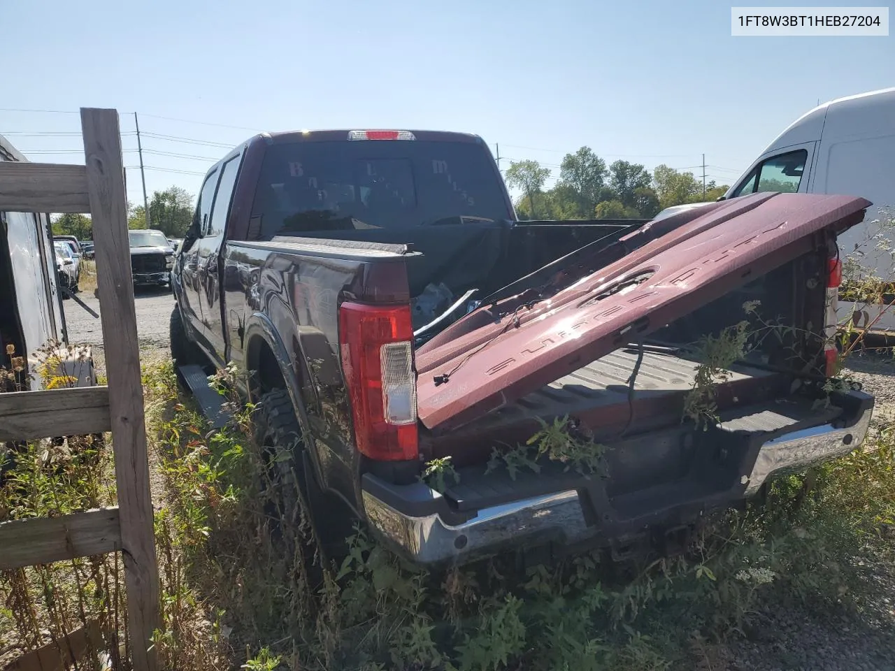 1FT8W3BT1HEB27204 2017 Ford F350 Super Duty