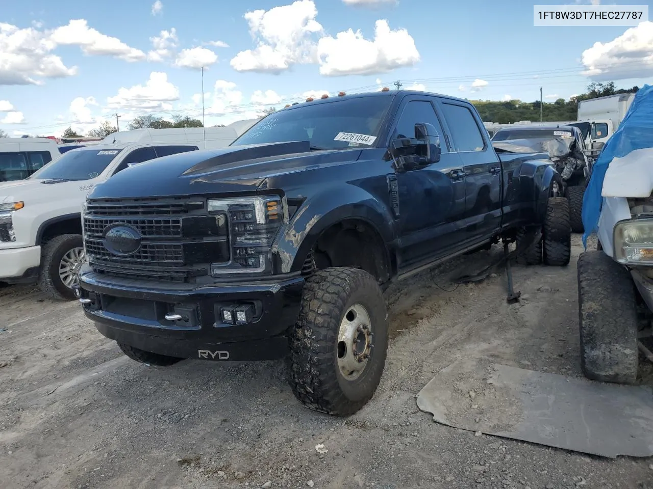 2017 Ford F350 Super Duty VIN: 1FT8W3DT7HEC27787 Lot: 72261044