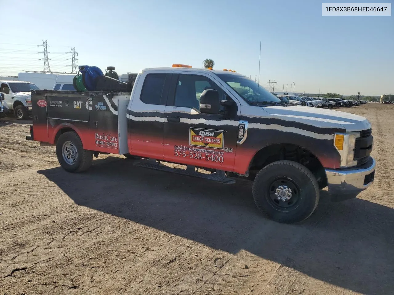 2017 Ford F350 Super Duty VIN: 1FD8X3B68HED46647 Lot: 73137754