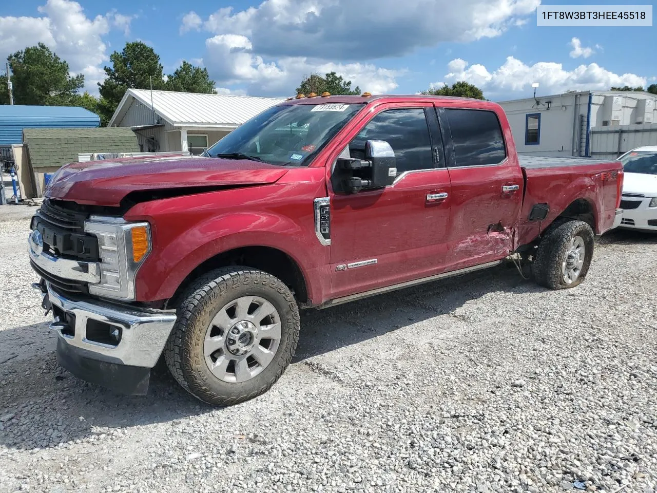 2017 Ford F350 Super Duty VIN: 1FT8W3BT3HEE45518 Lot: 73159524