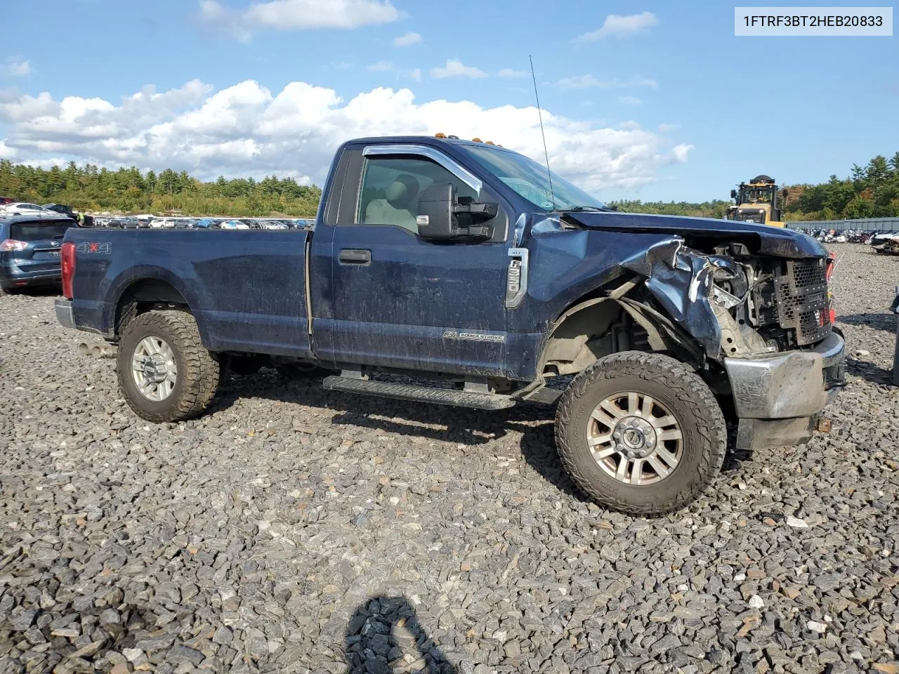 2017 Ford F350 Super Duty VIN: 1FTRF3BT2HEB20833 Lot: 73676584