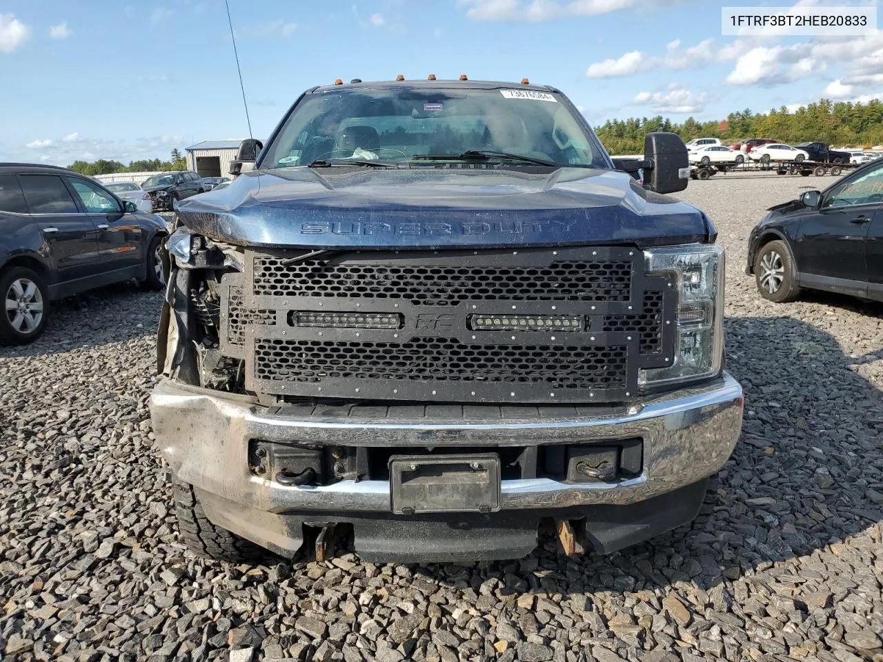 2017 Ford F350 Super Duty VIN: 1FTRF3BT2HEB20833 Lot: 73676584