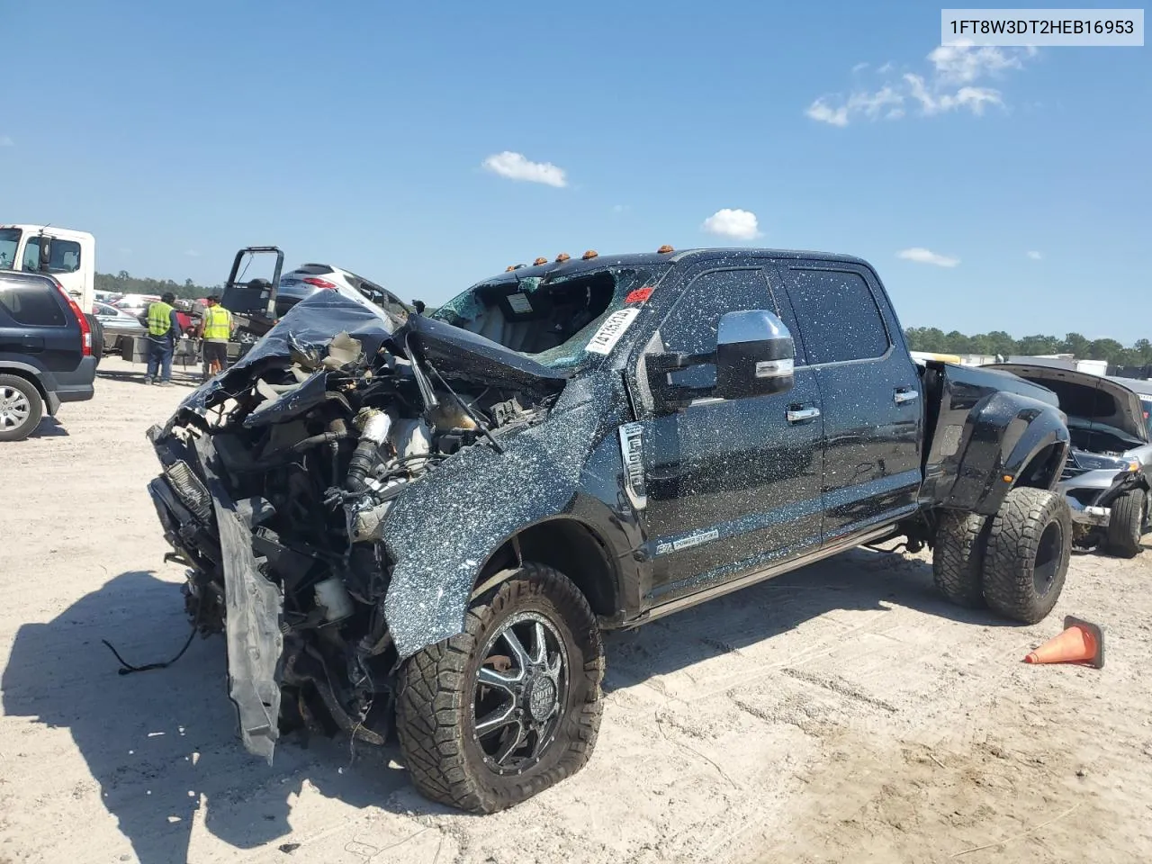 2017 Ford F350 Super Duty VIN: 1FT8W3DT2HEB16953 Lot: 74135314