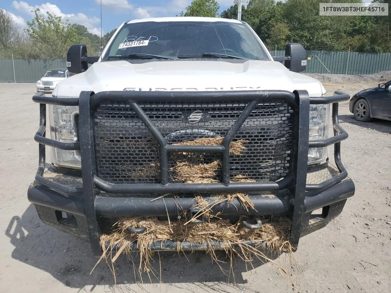 2017 Ford F350 Super Duty VIN: 1FT8W3BT3HEF45716 Lot: 74331784