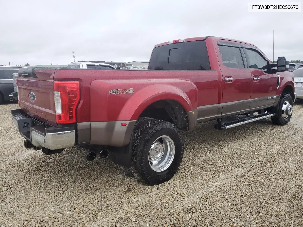 2017 Ford F350 Super Duty VIN: 1FT8W3DT2HEC50670 Lot: 74359584