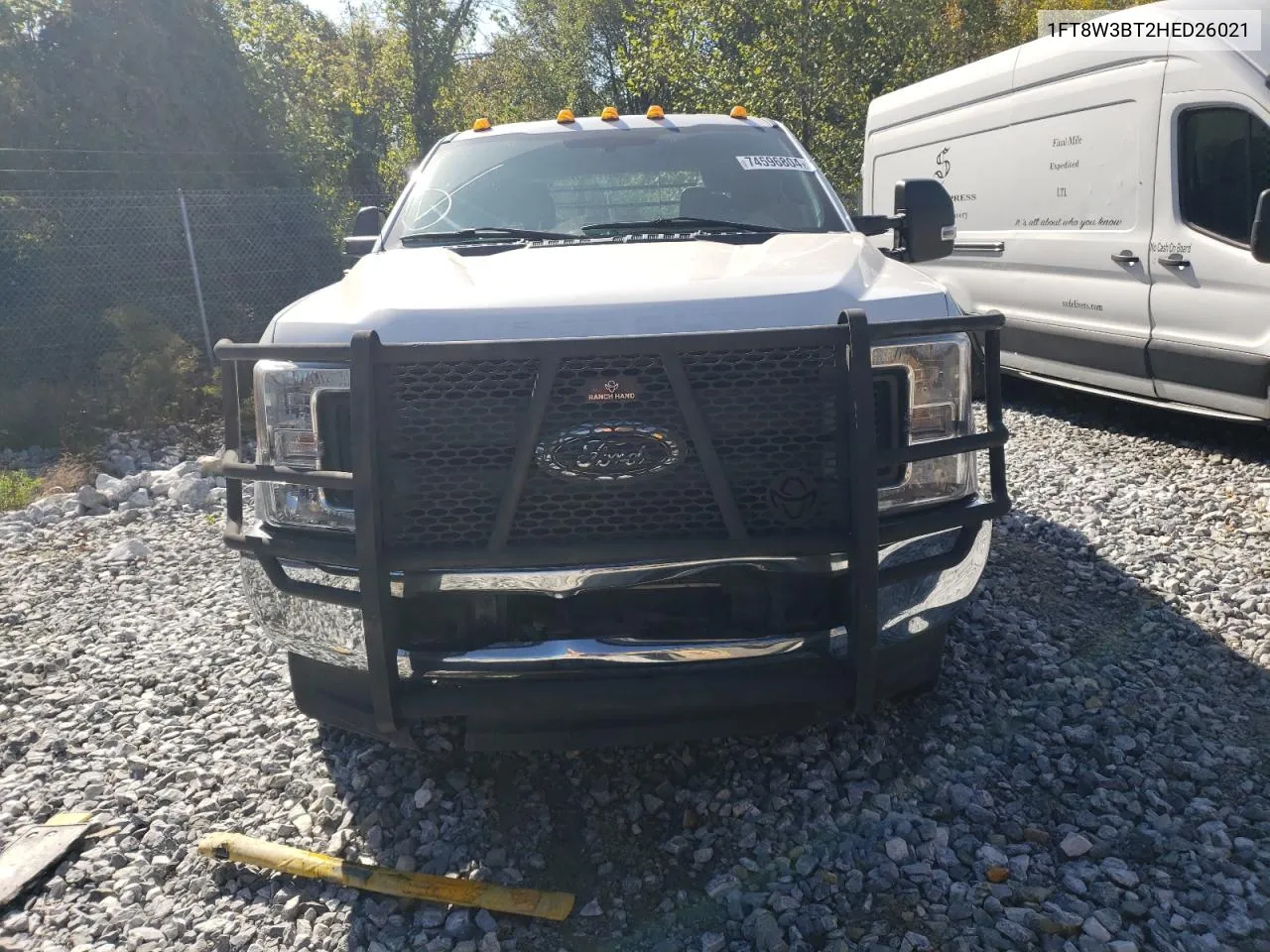 2017 Ford F350 Super Duty VIN: 1FT8W3BT2HED26021 Lot: 74596804