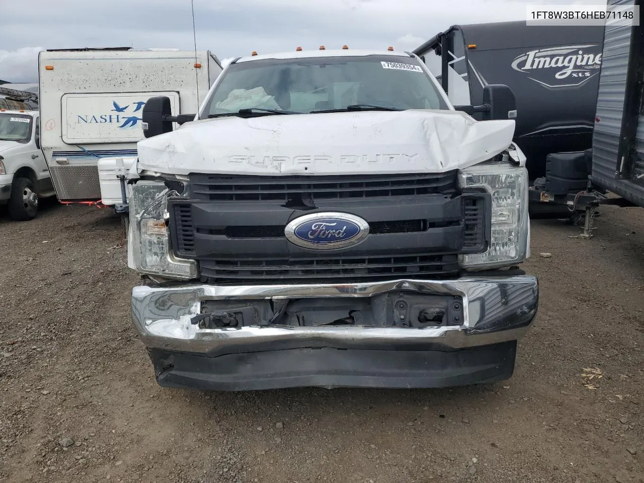 2017 Ford F350 Super Duty VIN: 1FT8W3BT6HEB71148 Lot: 75039354