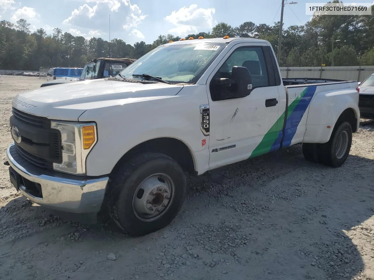 2017 Ford F350 Super Duty VIN: 1FTRF3CT0HED71669 Lot: 75245984