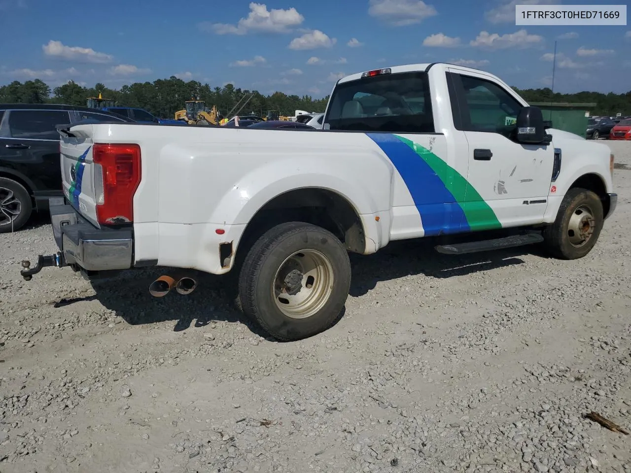 2017 Ford F350 Super Duty VIN: 1FTRF3CT0HED71669 Lot: 75245984