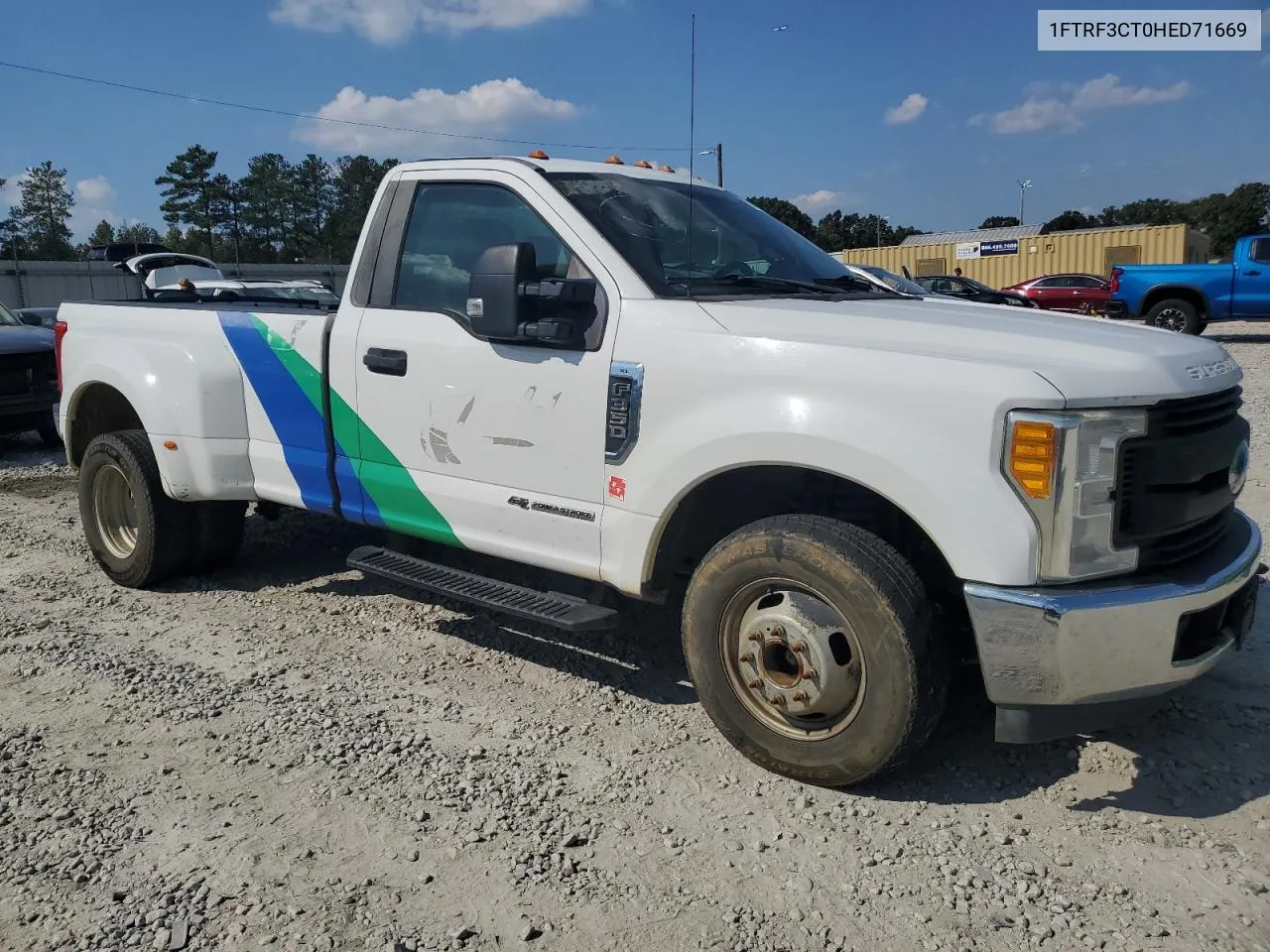 2017 Ford F350 Super Duty VIN: 1FTRF3CT0HED71669 Lot: 75245984