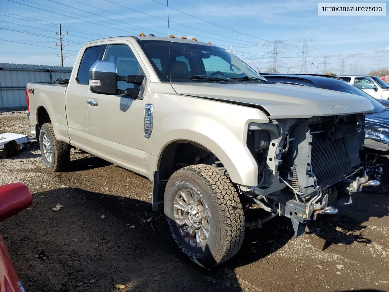 2017 Ford F350 Super Duty VIN: 1FT8X3B67HEC75073 Lot: 76058684