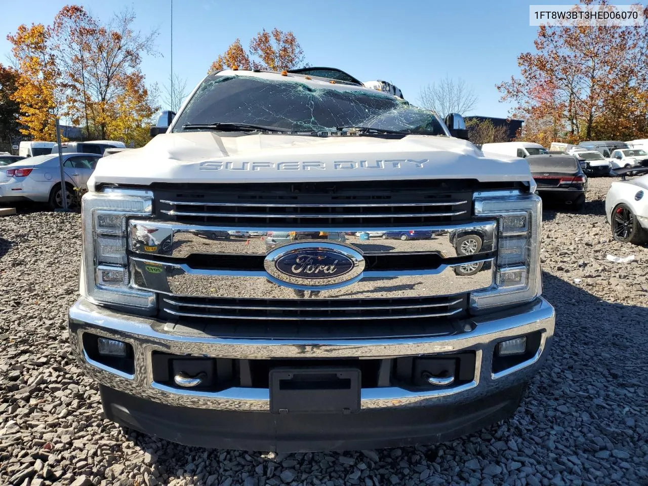 2017 Ford F350 Super Duty VIN: 1FT8W3BT3HED06070 Lot: 76960134