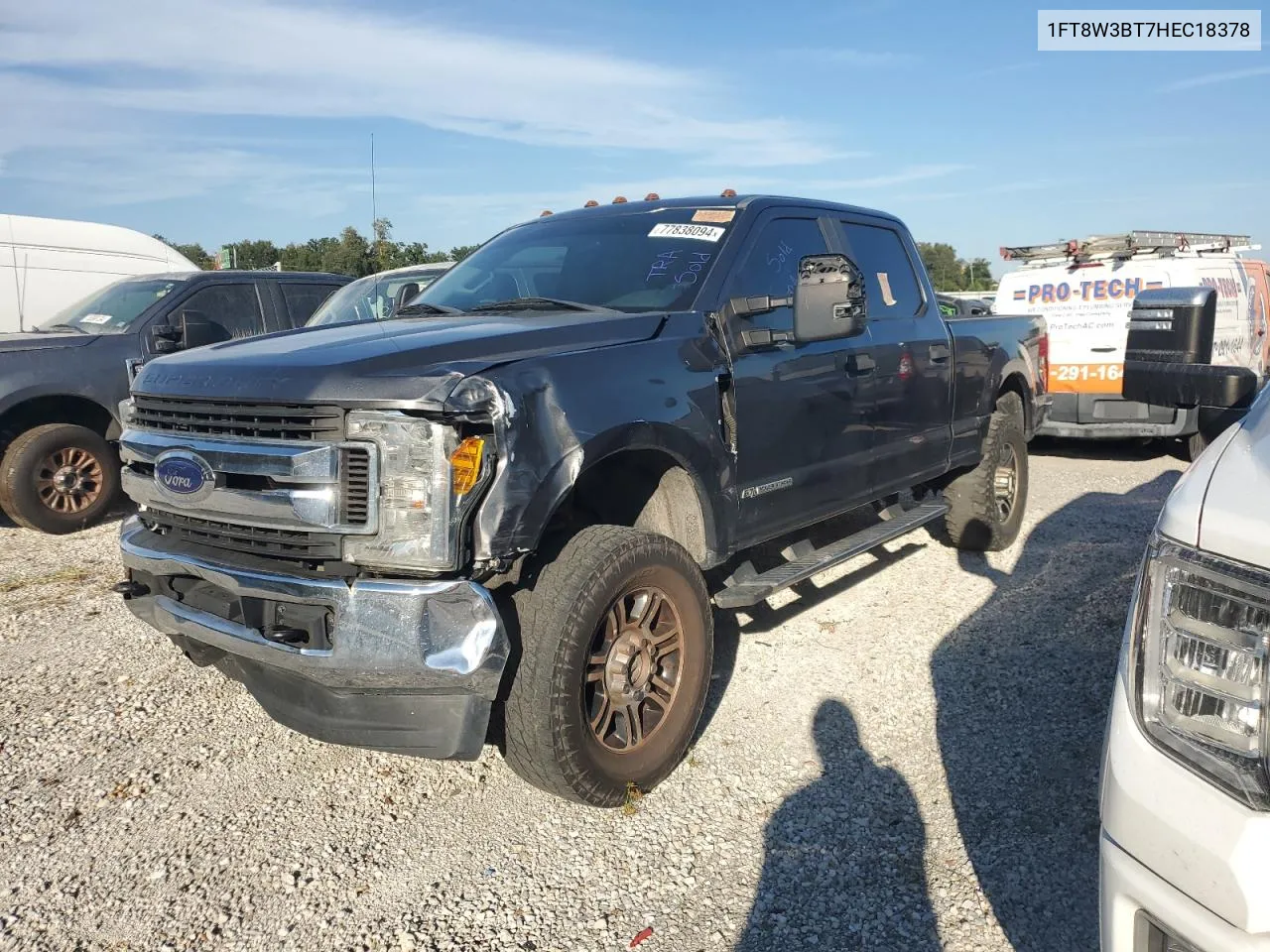 2017 Ford F350 Super Duty VIN: 1FT8W3BT7HEC18378 Lot: 77838094