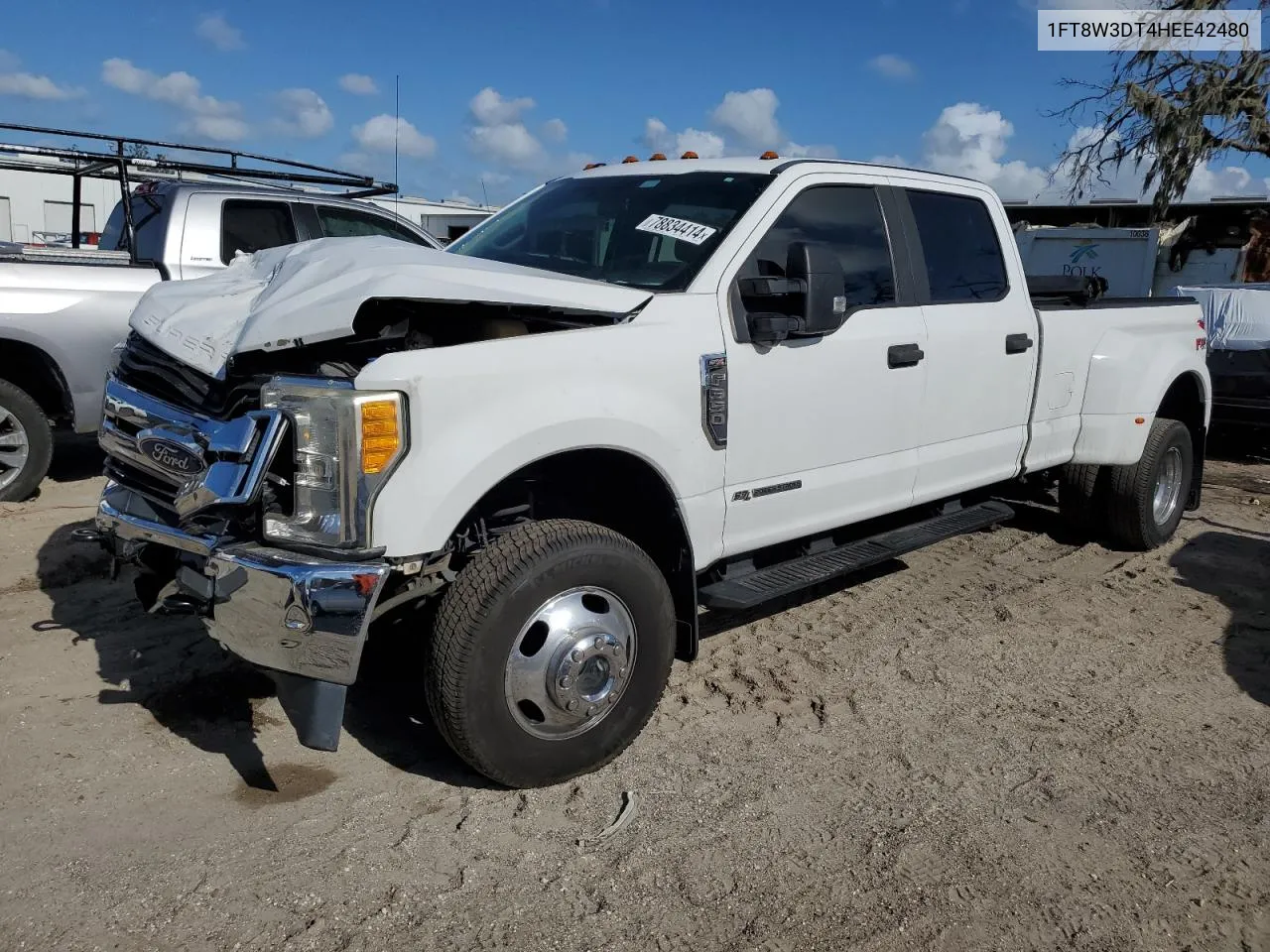 2017 Ford F350 Super Duty VIN: 1FT8W3DT4HEE42480 Lot: 78834414