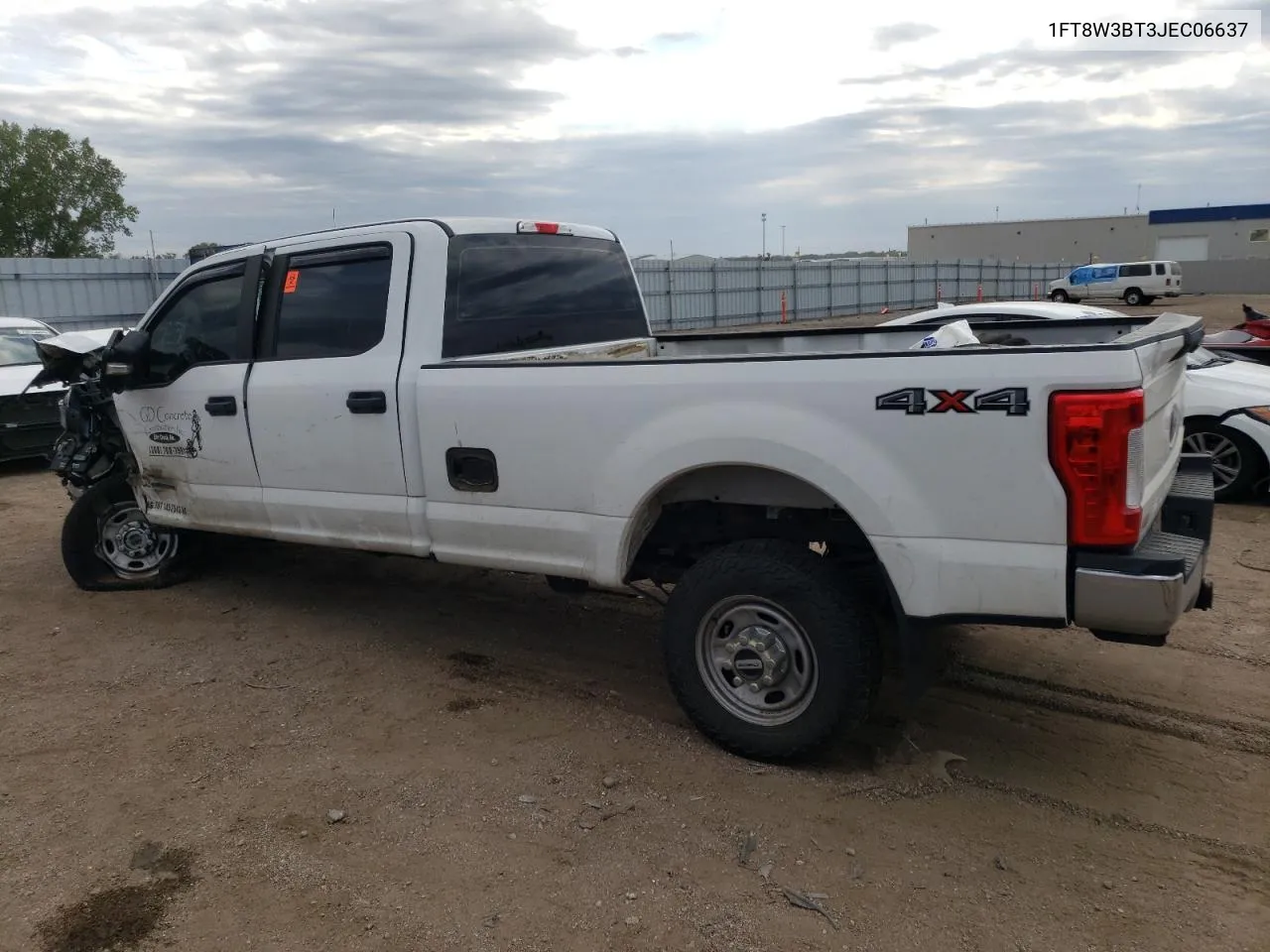 2018 Ford F350 Super Duty VIN: 1FT8W3BT3JEC06637 Lot: 69368644