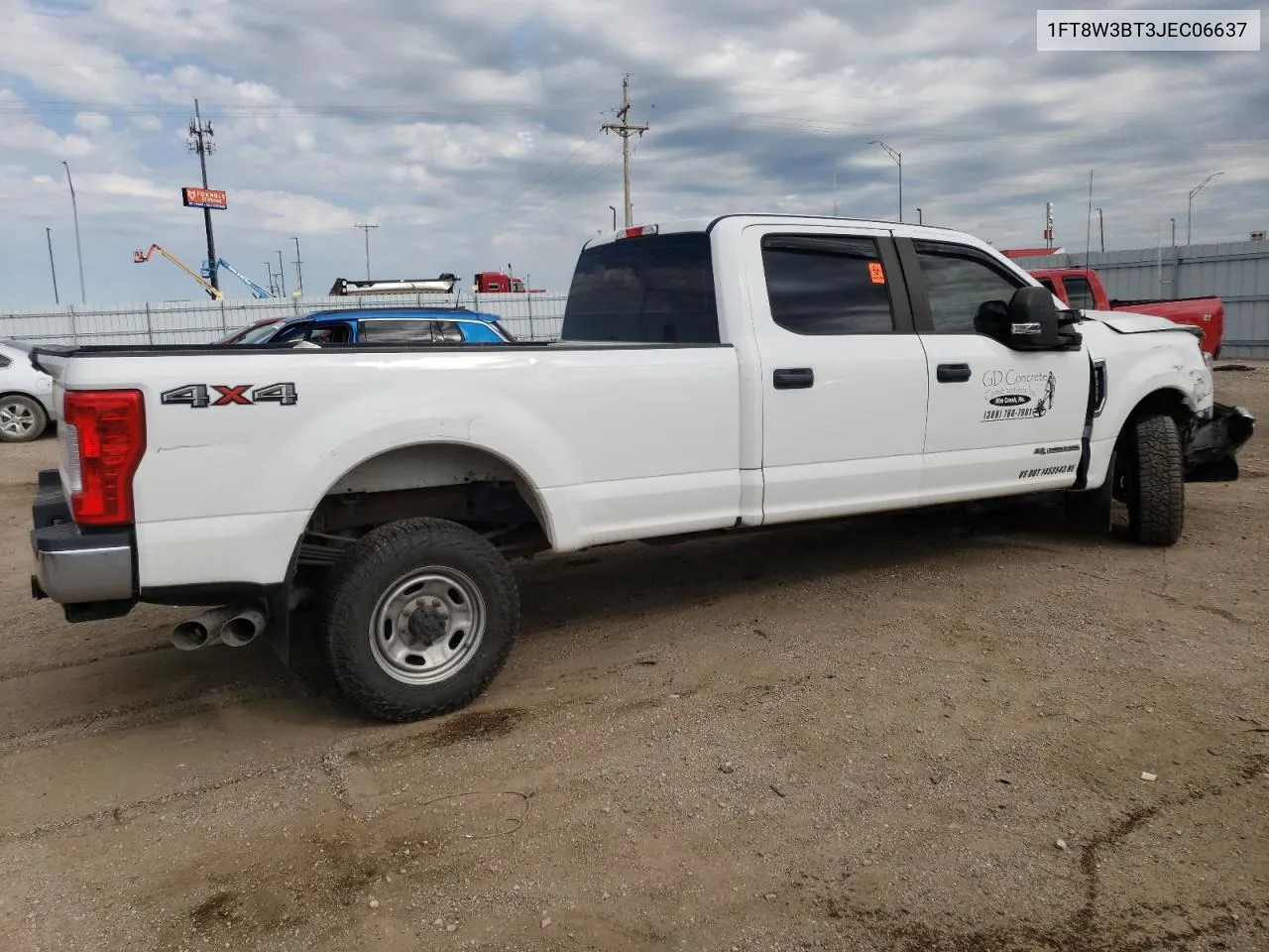 2018 Ford F350 Super Duty VIN: 1FT8W3BT3JEC06637 Lot: 69368644