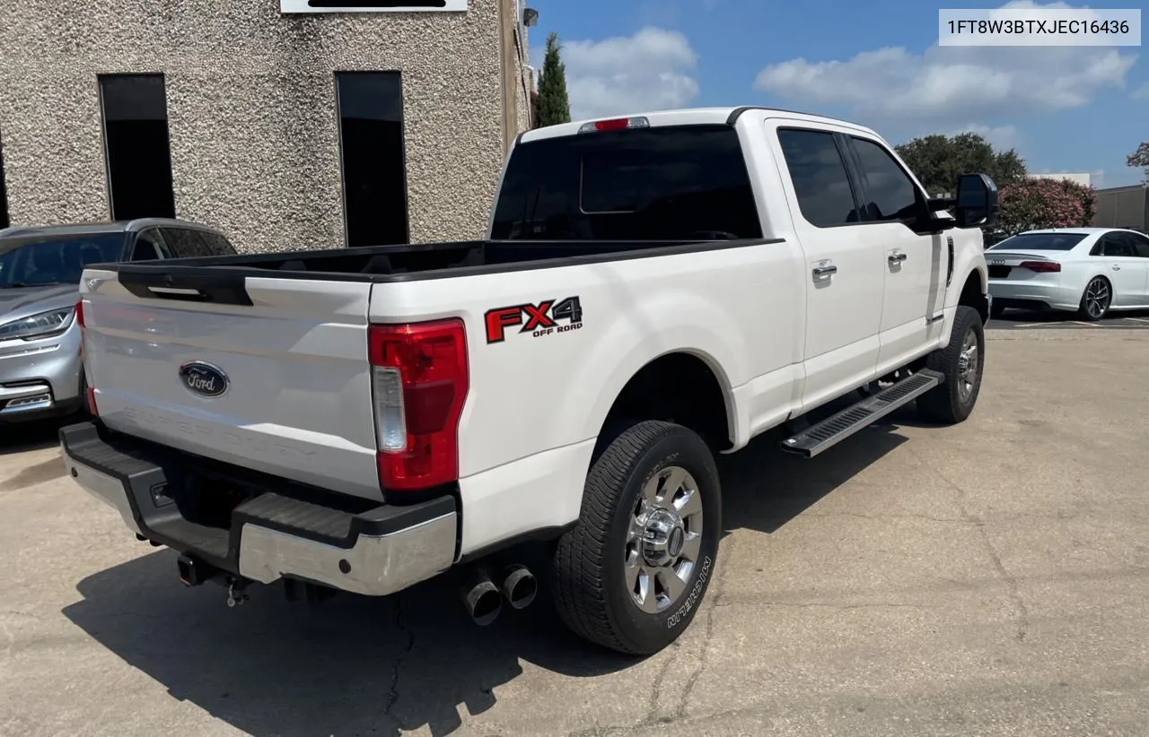 1FT8W3BTXJEC16436 2018 Ford F350 Super Duty