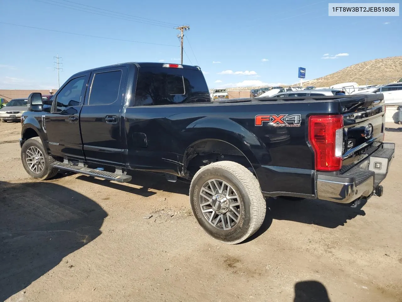 2018 Ford F350 Super Duty VIN: 1FT8W3BT2JEB51808 Lot: 70837854