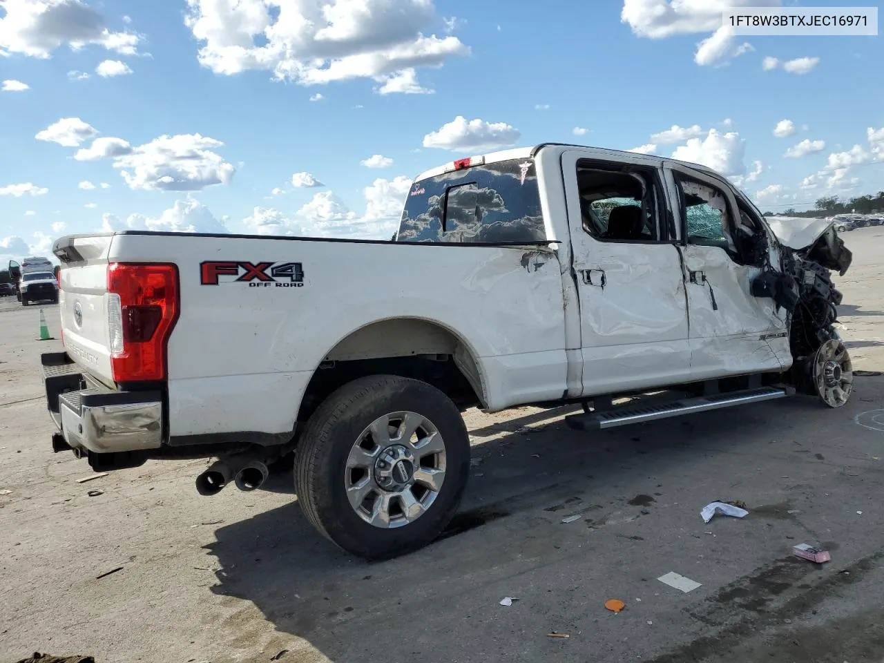 2018 Ford F350 Super Duty VIN: 1FT8W3BTXJEC16971 Lot: 72054794