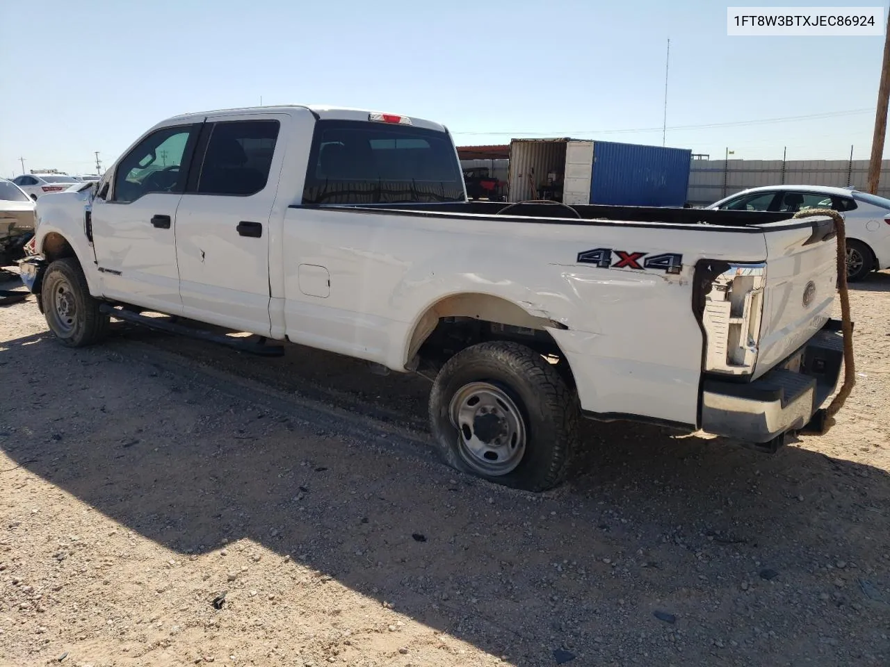 1FT8W3BTXJEC86924 2018 Ford F350 Super Duty