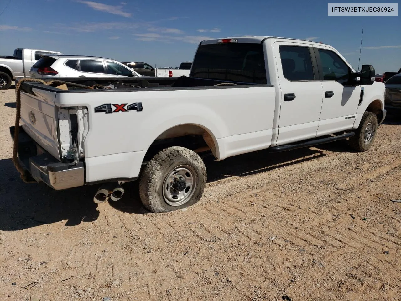 2018 Ford F350 Super Duty VIN: 1FT8W3BTXJEC86924 Lot: 72476044