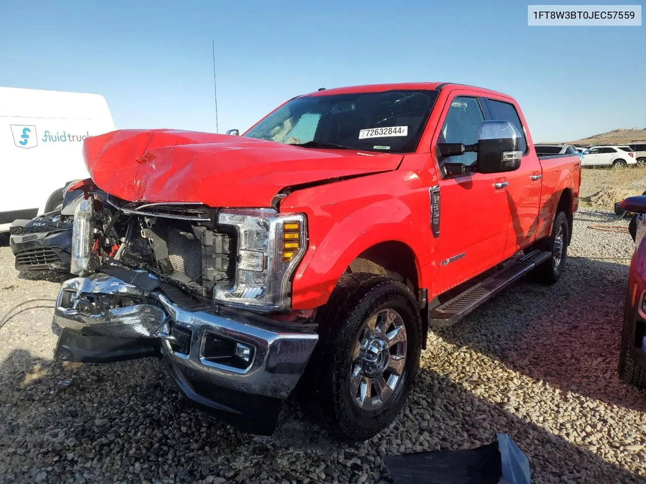 2018 Ford F350 Super Duty VIN: 1FT8W3BT0JEC57559 Lot: 72632844