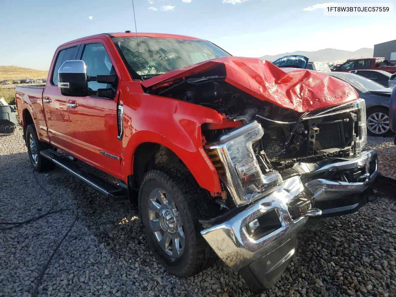 2018 Ford F350 Super Duty VIN: 1FT8W3BT0JEC57559 Lot: 72632844