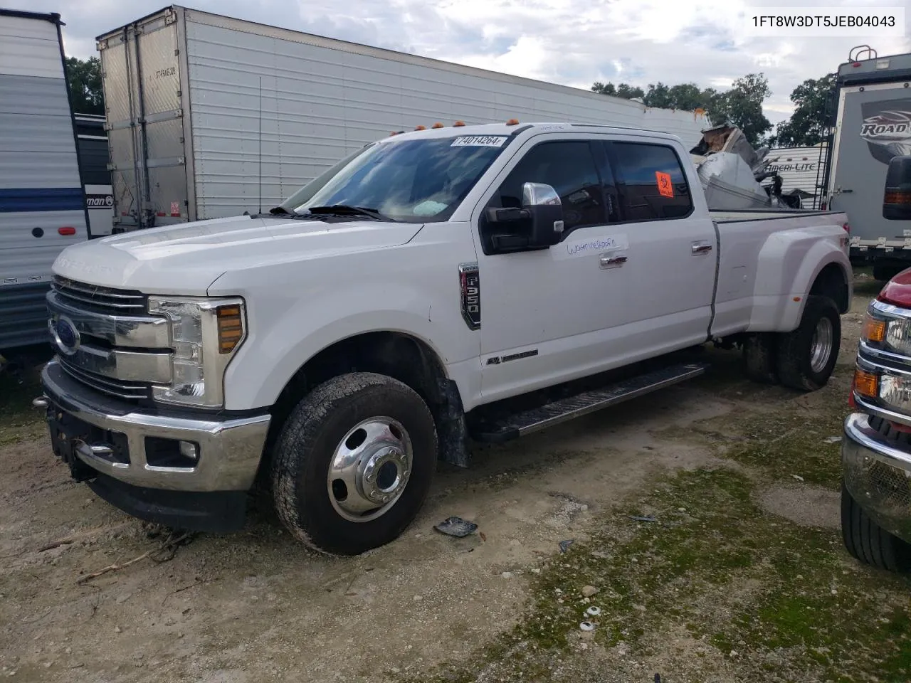 2018 Ford F350 Super Duty VIN: 1FT8W3DT5JEB04043 Lot: 74014264