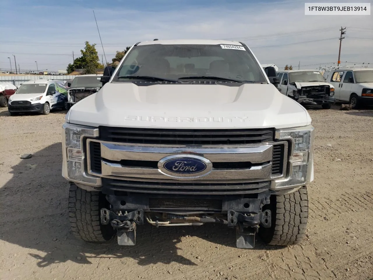 2018 Ford F350 Super Duty VIN: 1FT8W3BT9JEB13914 Lot: 74654284