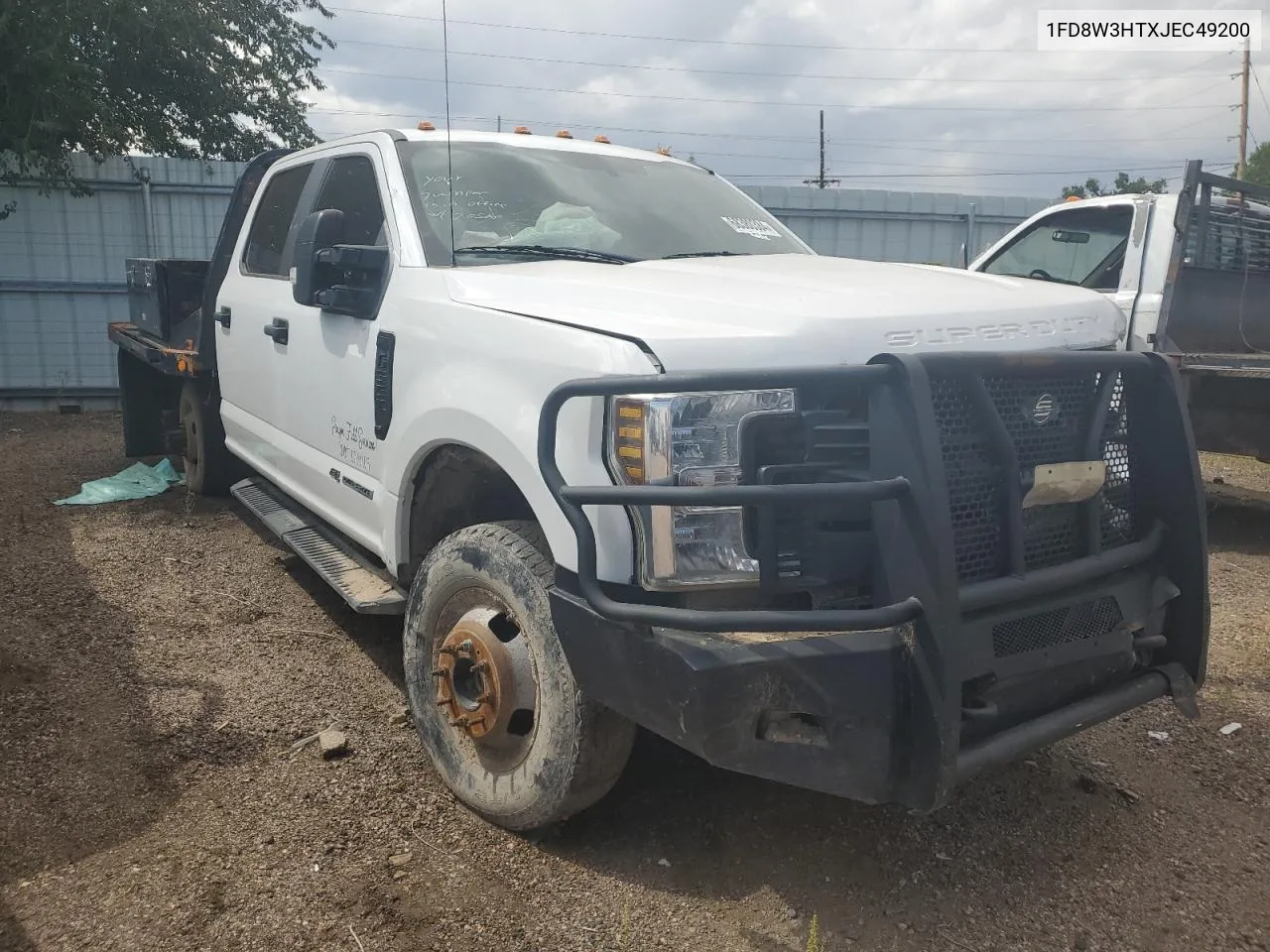 2018 Ford F350 Super Duty VIN: 1FD8W3HTXJEC49200 Lot: 74959994