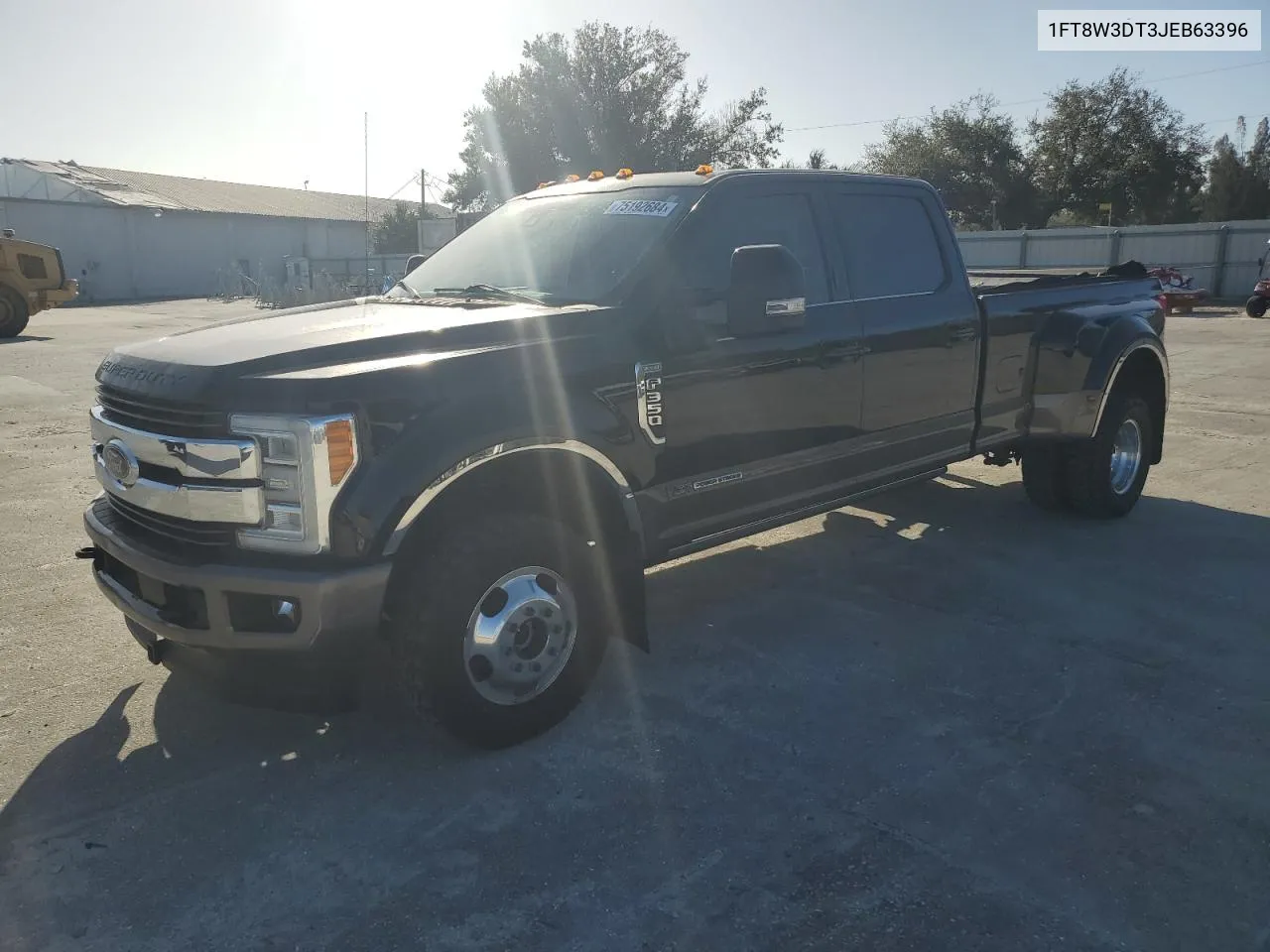 2018 Ford F350 Super Duty VIN: 1FT8W3DT3JEB63396 Lot: 75192684