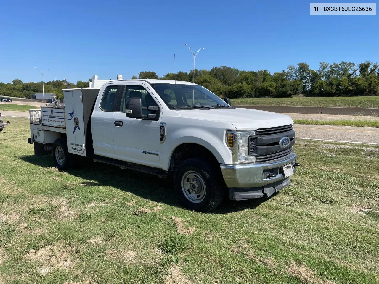 2018 Ford F350 Super Duty VIN: 1FT8X3BT6JEC26636 Lot: 75196144