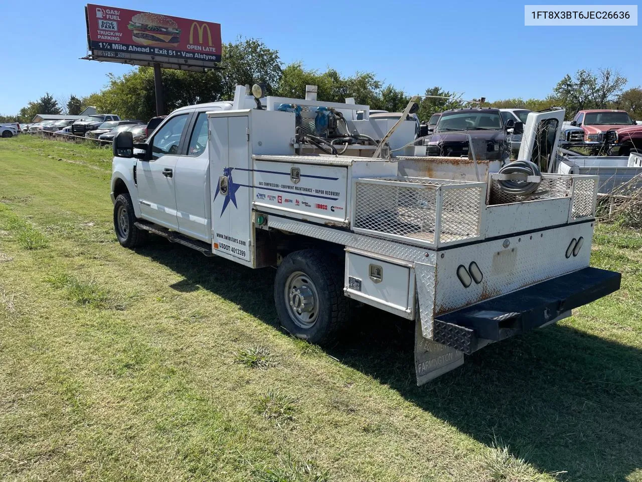 2018 Ford F350 Super Duty VIN: 1FT8X3BT6JEC26636 Lot: 75196144