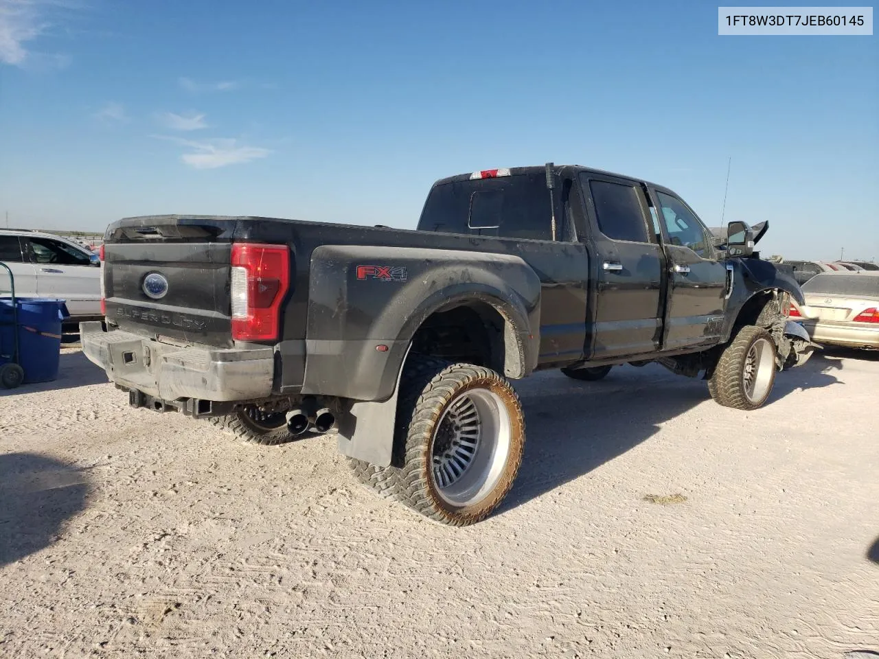 2018 Ford F350 Super Duty VIN: 1FT8W3DT7JEB60145 Lot: 75609734