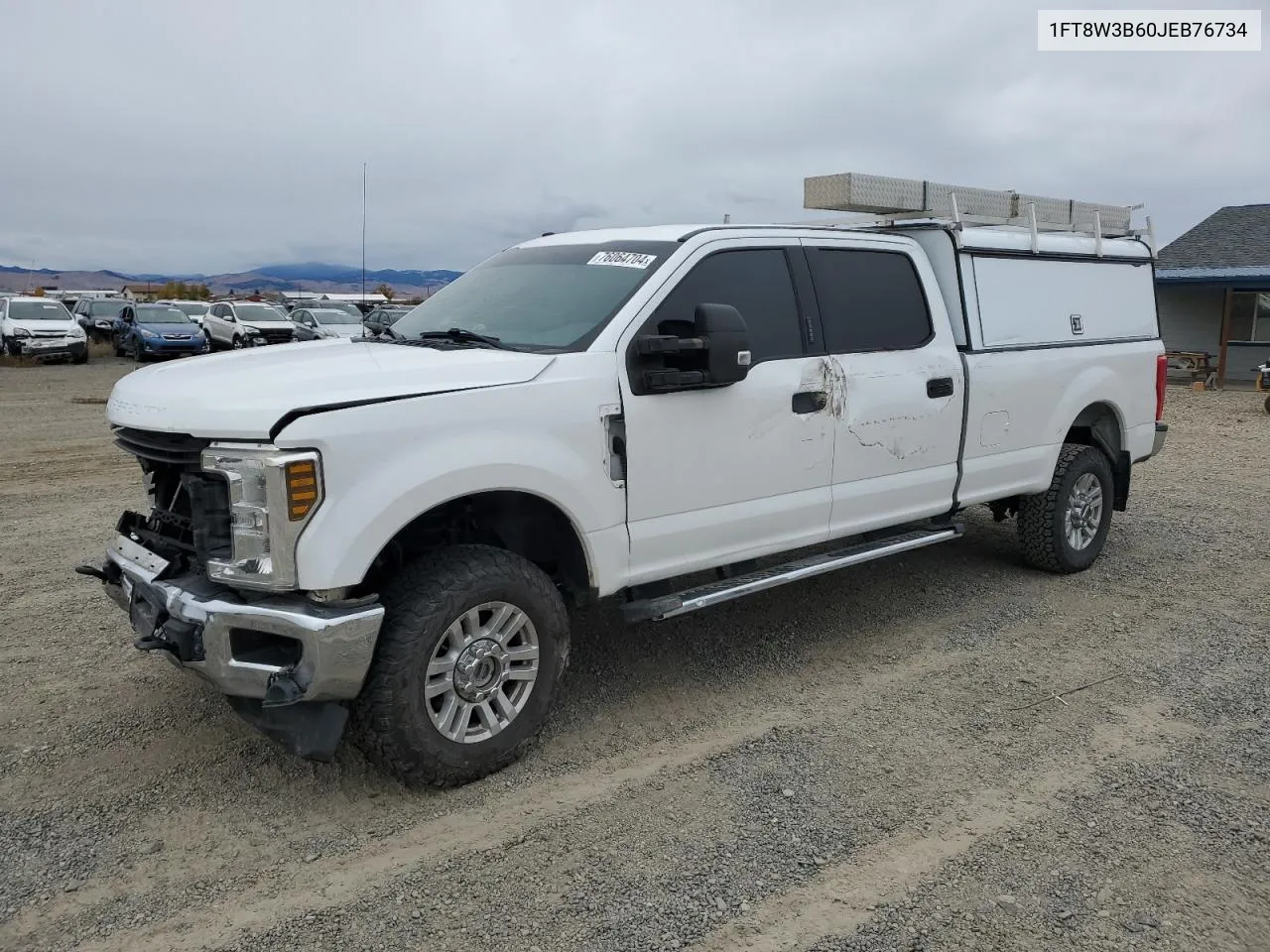 2018 Ford F350 Super Duty VIN: 1FT8W3B60JEB76734 Lot: 76064704