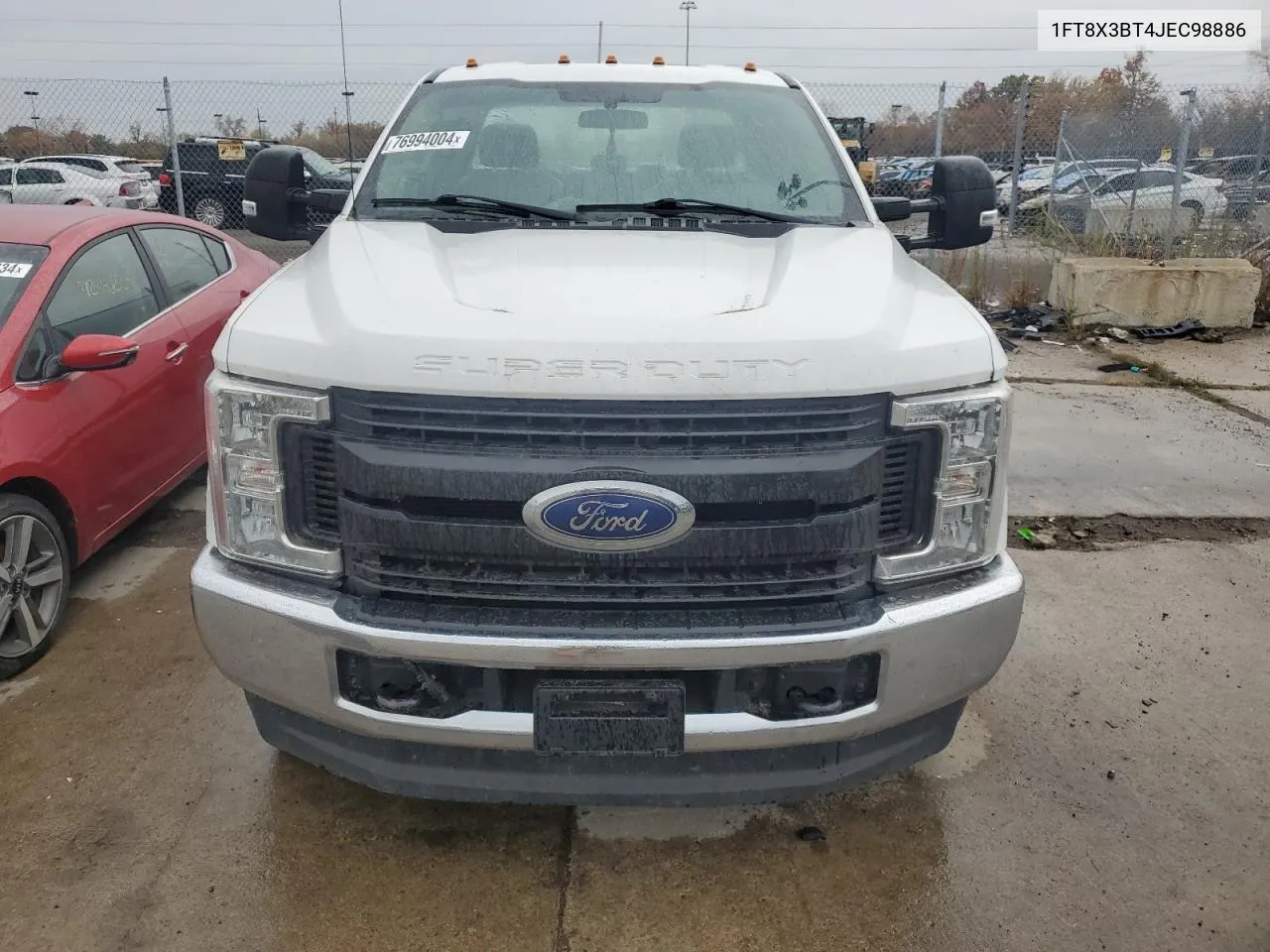 2018 Ford F350 Super Duty VIN: 1FT8X3BT4JEC98886 Lot: 76994004