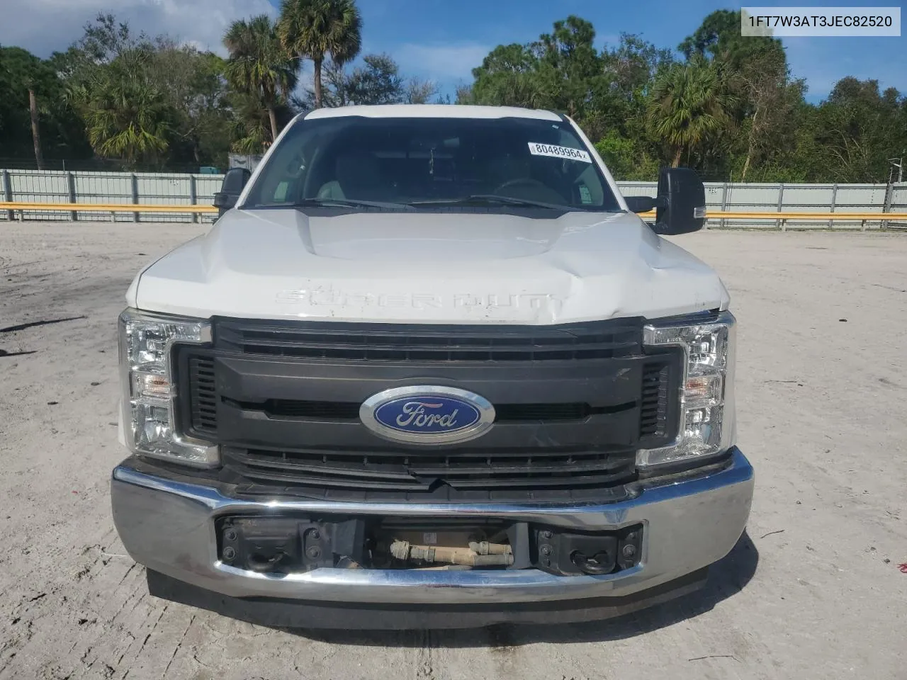 2018 Ford F350 Super Duty VIN: 1FT7W3AT3JEC82520 Lot: 80489964