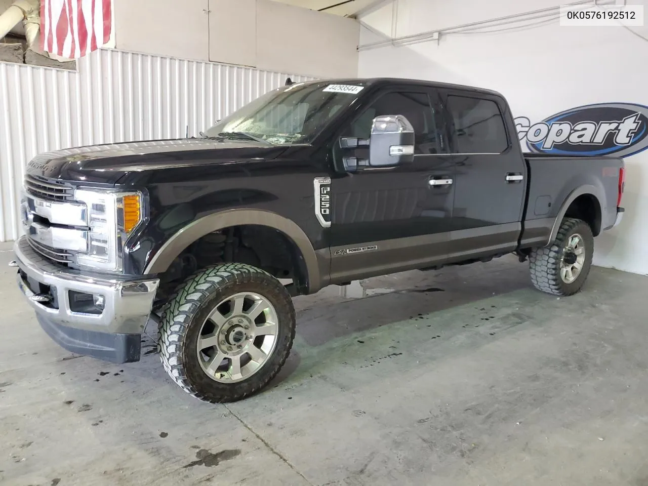 2019 Ford F350 Super VIN: 0K0576192512 Lot: 44293544