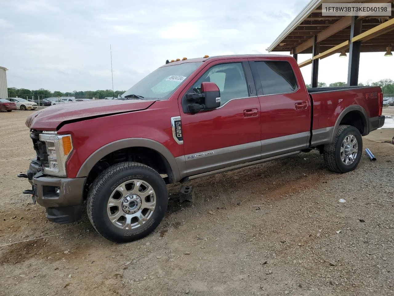 2019 Ford F350 Super Duty VIN: 1FT8W3BT3KED60198 Lot: 49424734