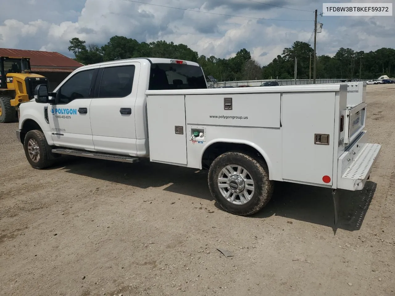 2019 Ford F350 Super Duty VIN: 1FD8W3BT8KEF59372 Lot: 57202484