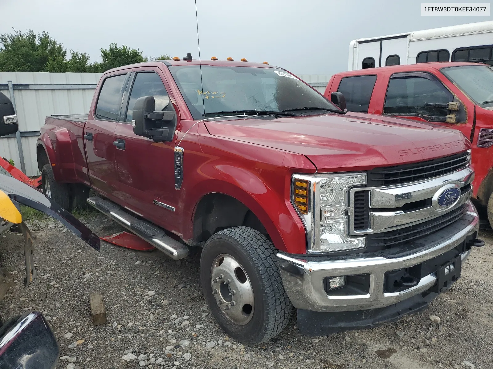 2019 Ford F350 Super Duty VIN: 1FT8W3DT0KEF34077 Lot: 61226744