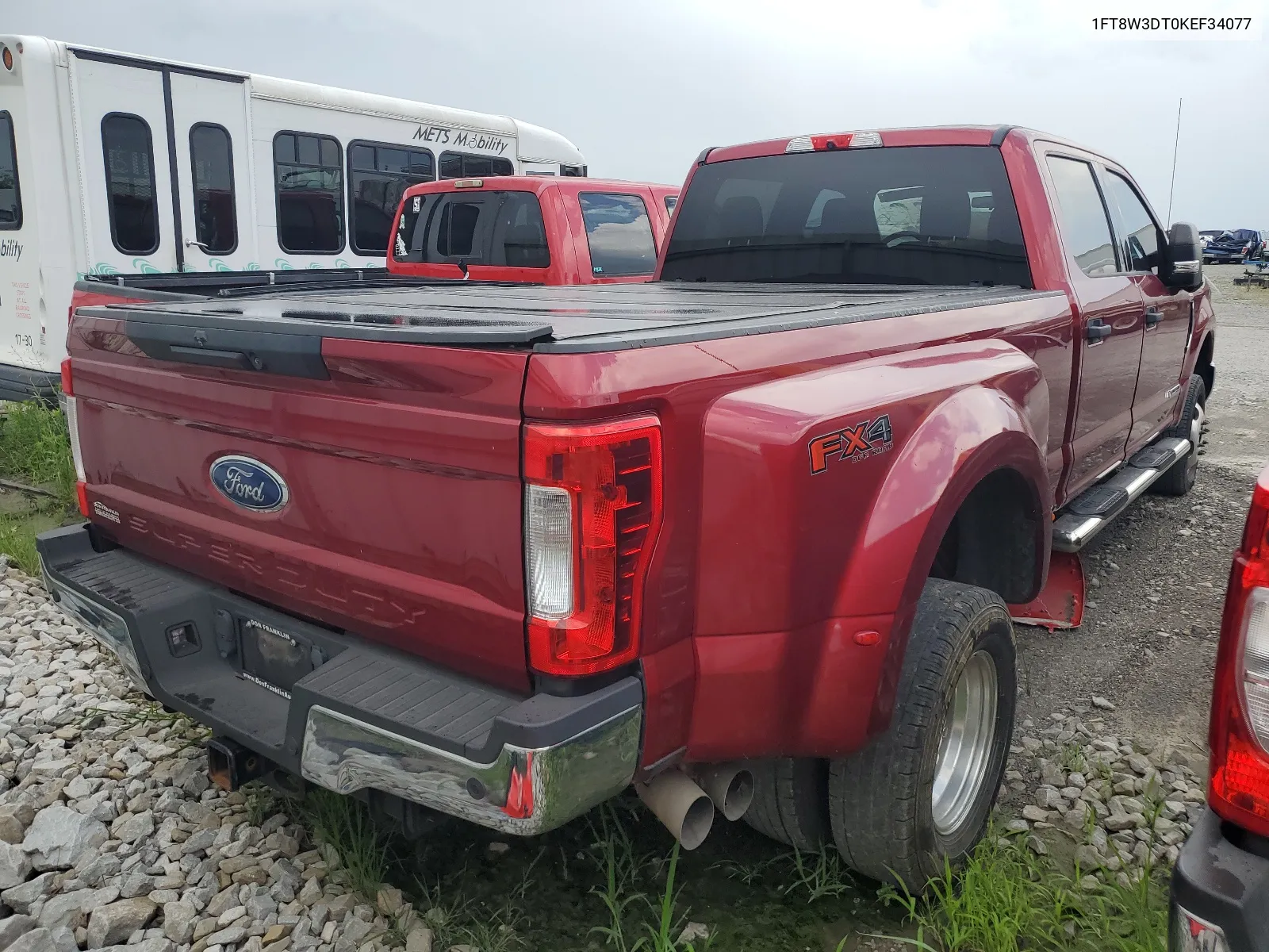 2019 Ford F350 Super Duty VIN: 1FT8W3DT0KEF34077 Lot: 61226744