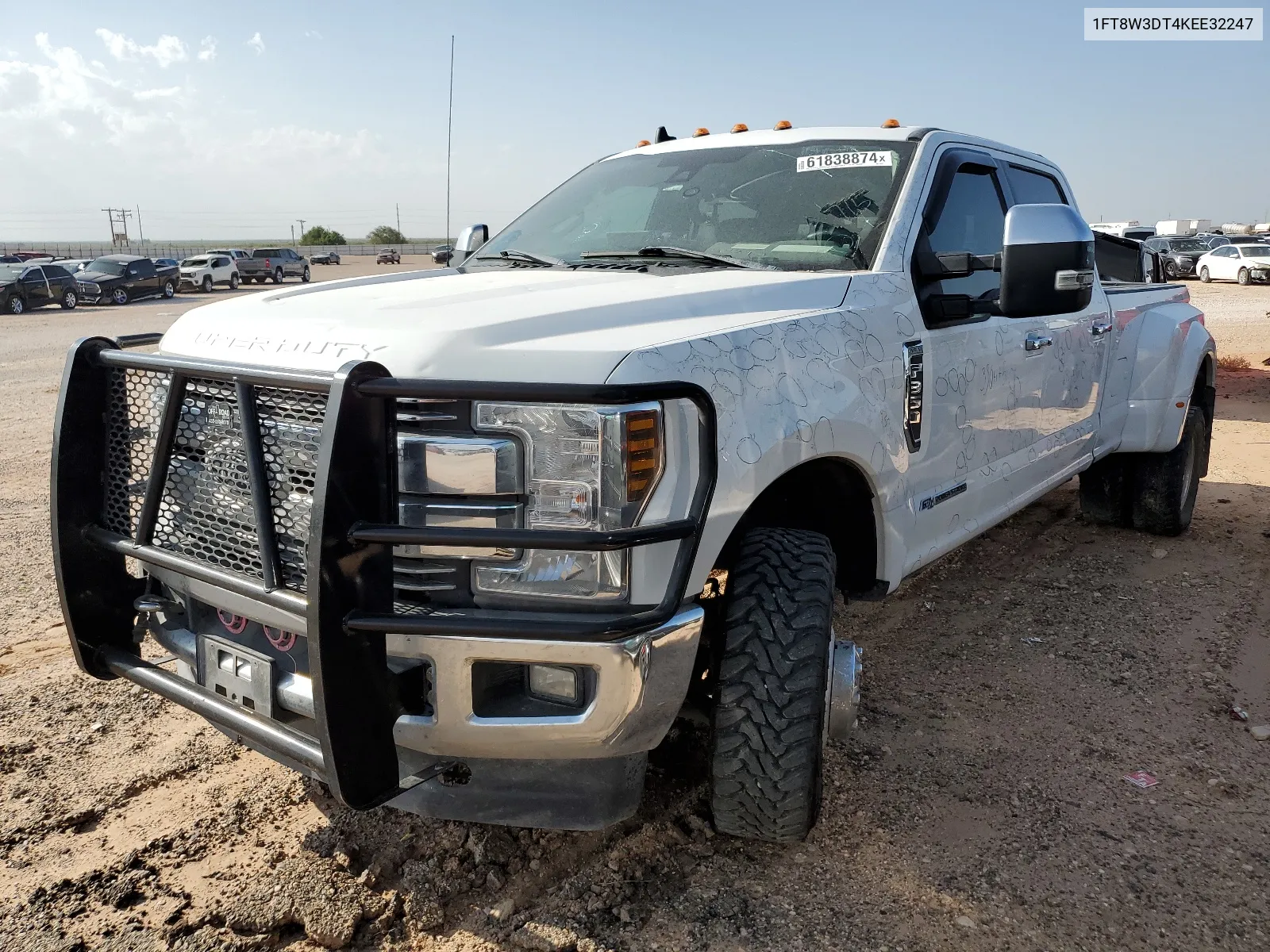 2019 Ford F350 Super Duty VIN: 1FT8W3DT4KEE32247 Lot: 61838874