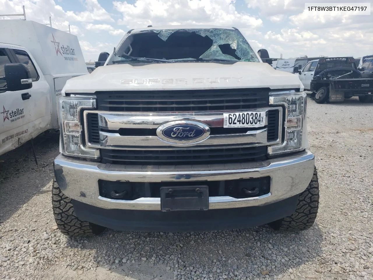 2019 Ford F350 Super Duty VIN: 1FT8W3BT1KEG47197 Lot: 62480384