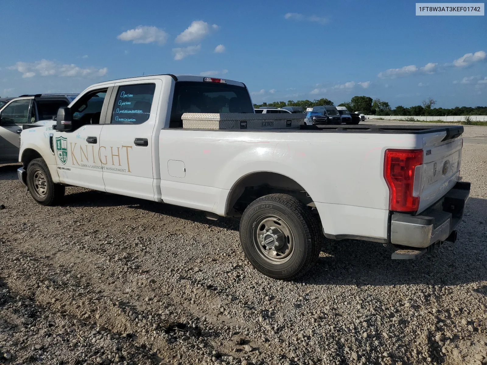 2019 Ford F350 Super Duty VIN: 1FT8W3AT3KEF01742 Lot: 71810954