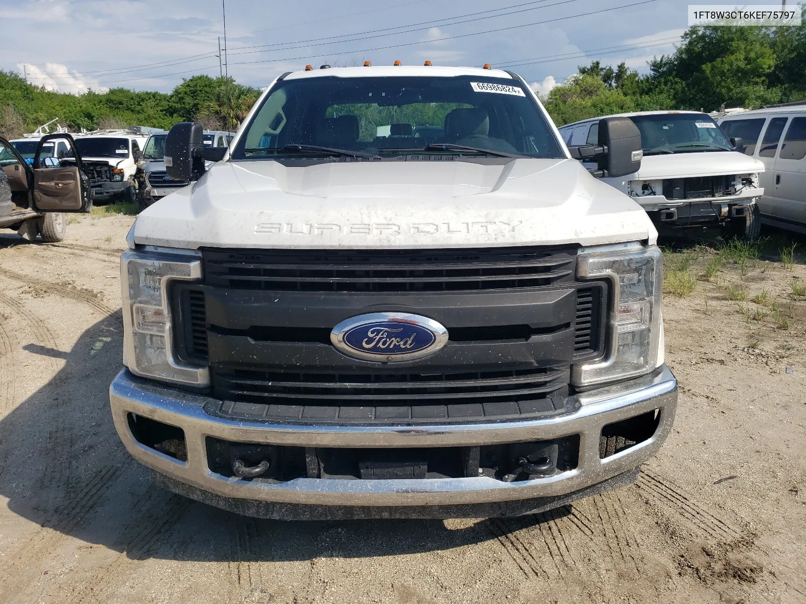 2019 Ford F350 Super Duty VIN: 1FT8W3CT6KEF75797 Lot: 66986824